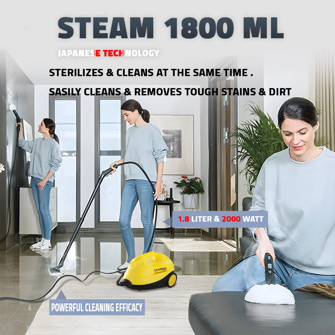 Steam Sterilization and Cleaning Device 1800 ML