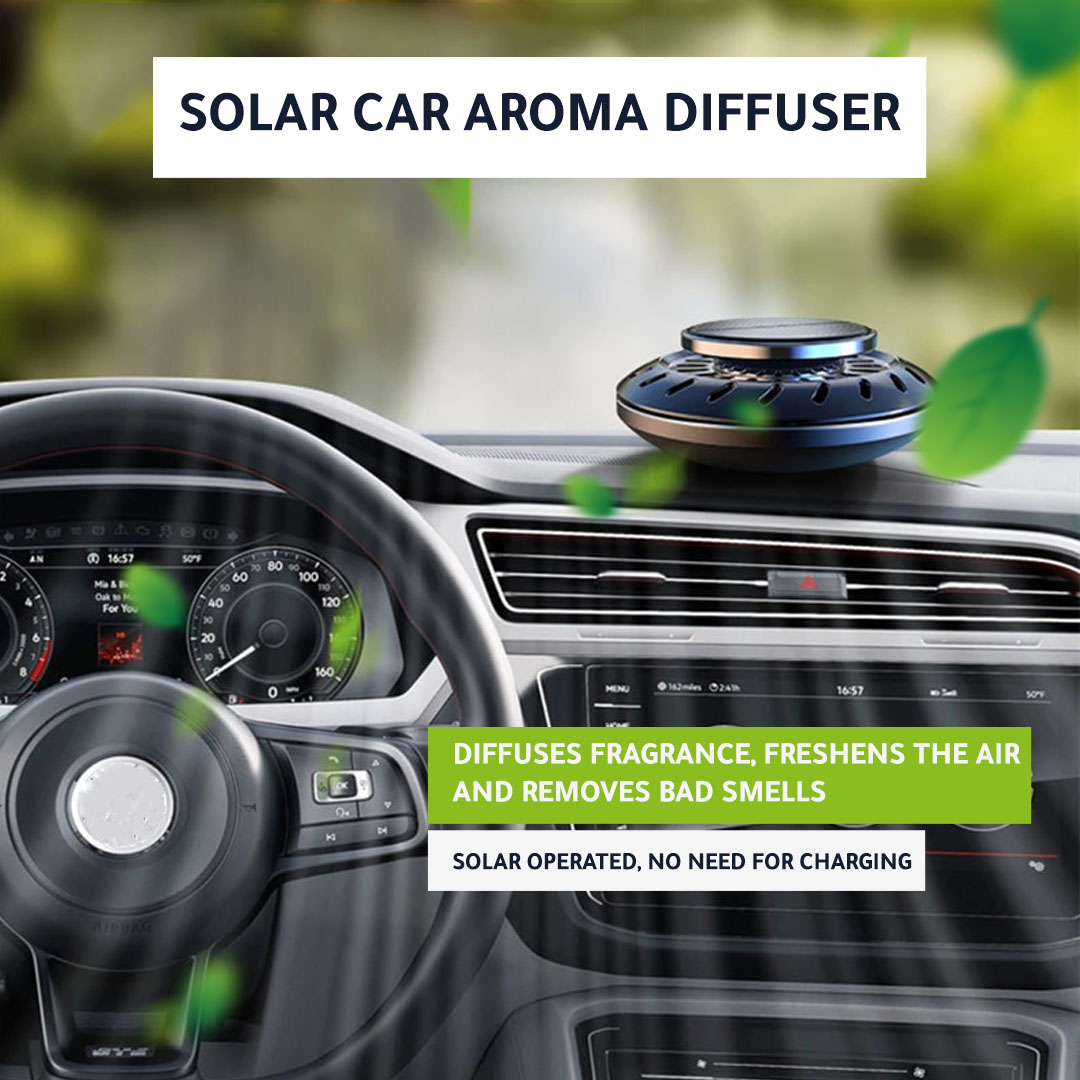 Solar Car Aroma Diffuser