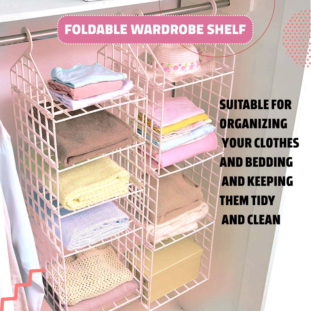 Foldable Wardrobe Shelf